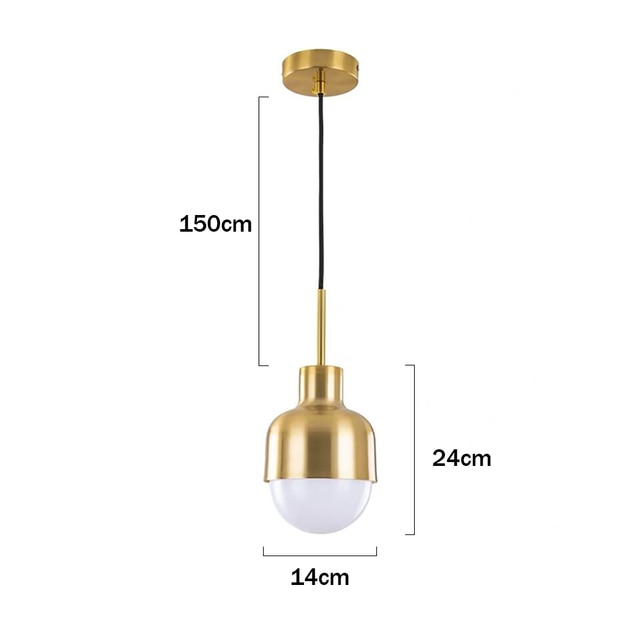 Suspension LED Dorée Melania