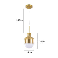 Suspension LED Dorée Melania