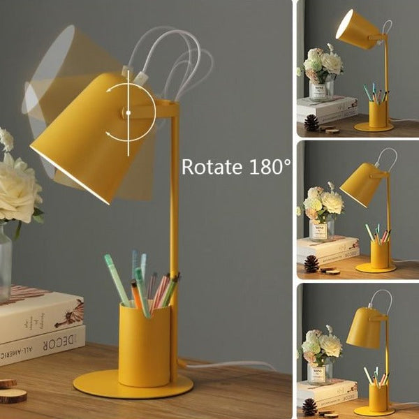 Lampe LED Ninal avec porte-stylos colorés