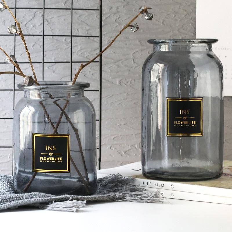 Vase en verre Lao Circle