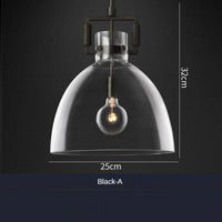 Suspension LED Verre & Métal Doré Light