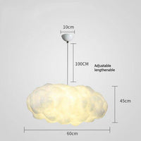 Suspension lumineuse nuage LED pour enfants