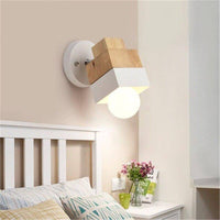 Applique murale LED en bois DesignCube