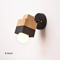 Applique murale LED en bois DesignCube