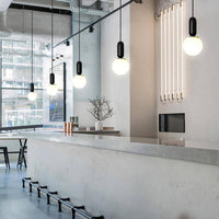 Suspension Design Tube Arrondis - Style Moderne