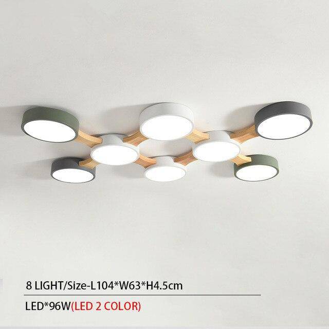 Plafonnier rond LED Botimi multi-pièces