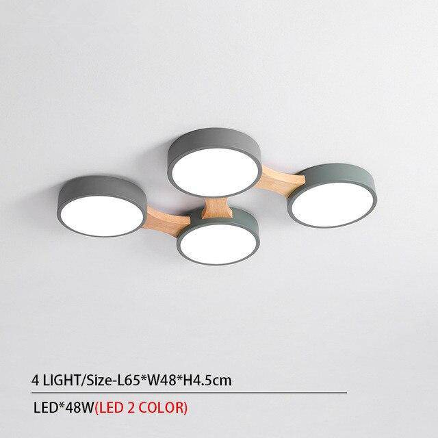 Plafonnier rond LED Botimi multi-pièces