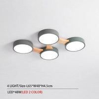 Plafonnier rond LED Botimi multi-pièces