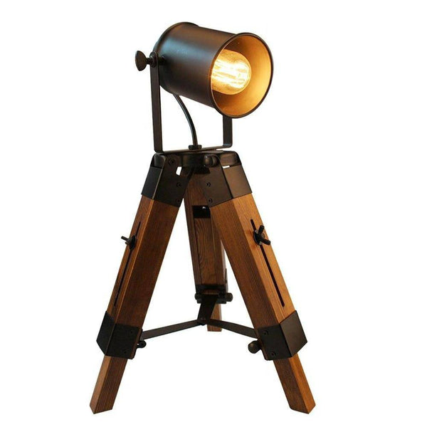 Lampe à poser rétro Country Tripod LED
