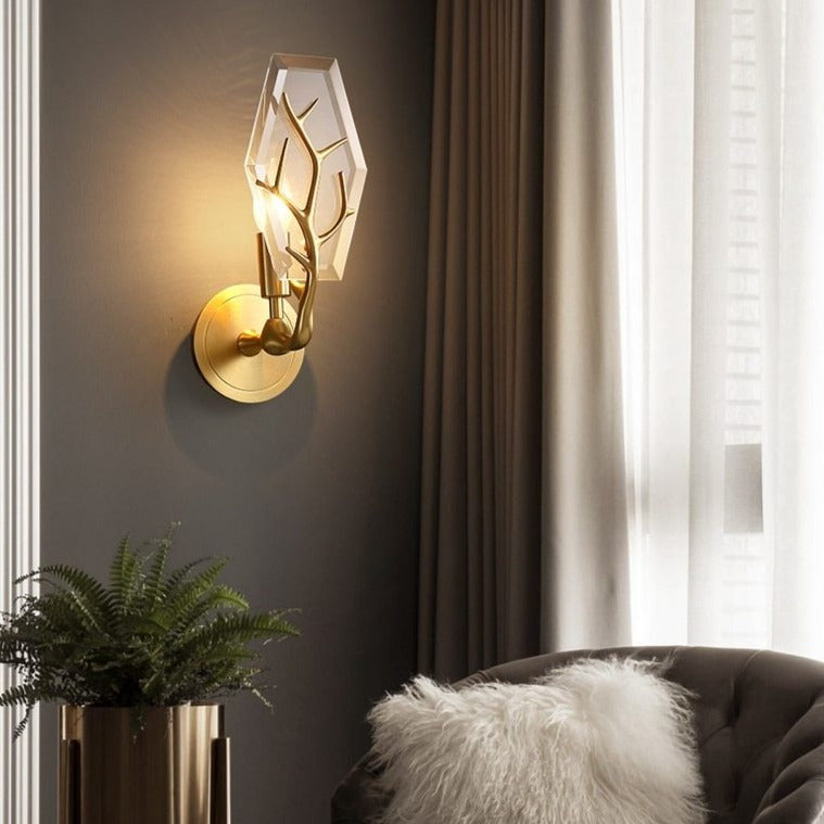 Applique murale LED Lifya Feuille Moderne