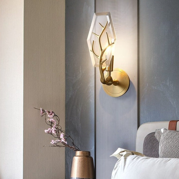 Applique murale LED Lifya Feuille Moderne