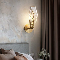 Applique murale LED Lifya Feuille Moderne
