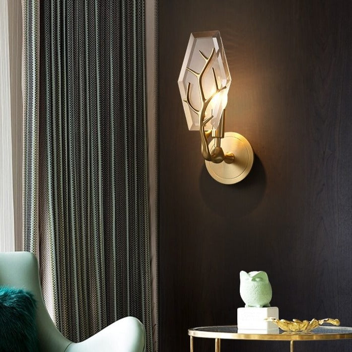 Applique murale LED Lifya Feuille Moderne