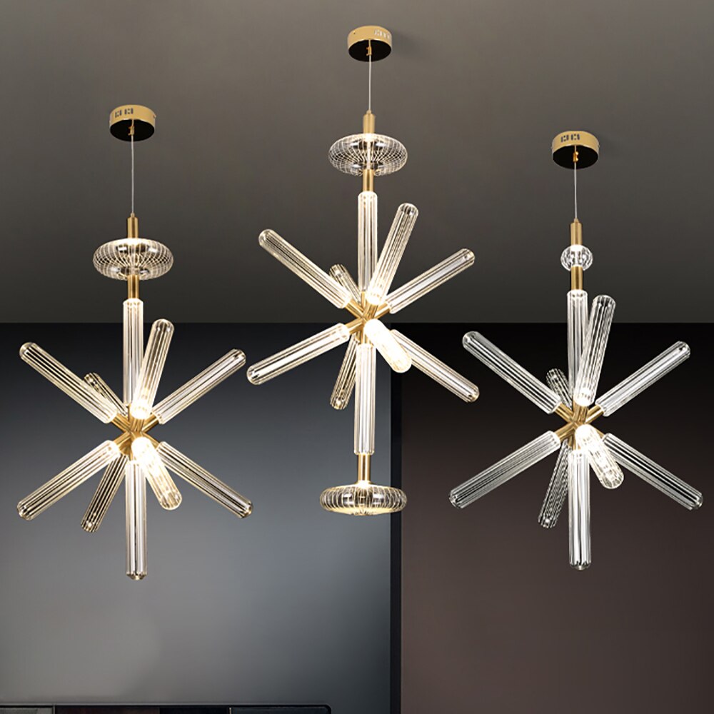 Suspension LED Flora Glass