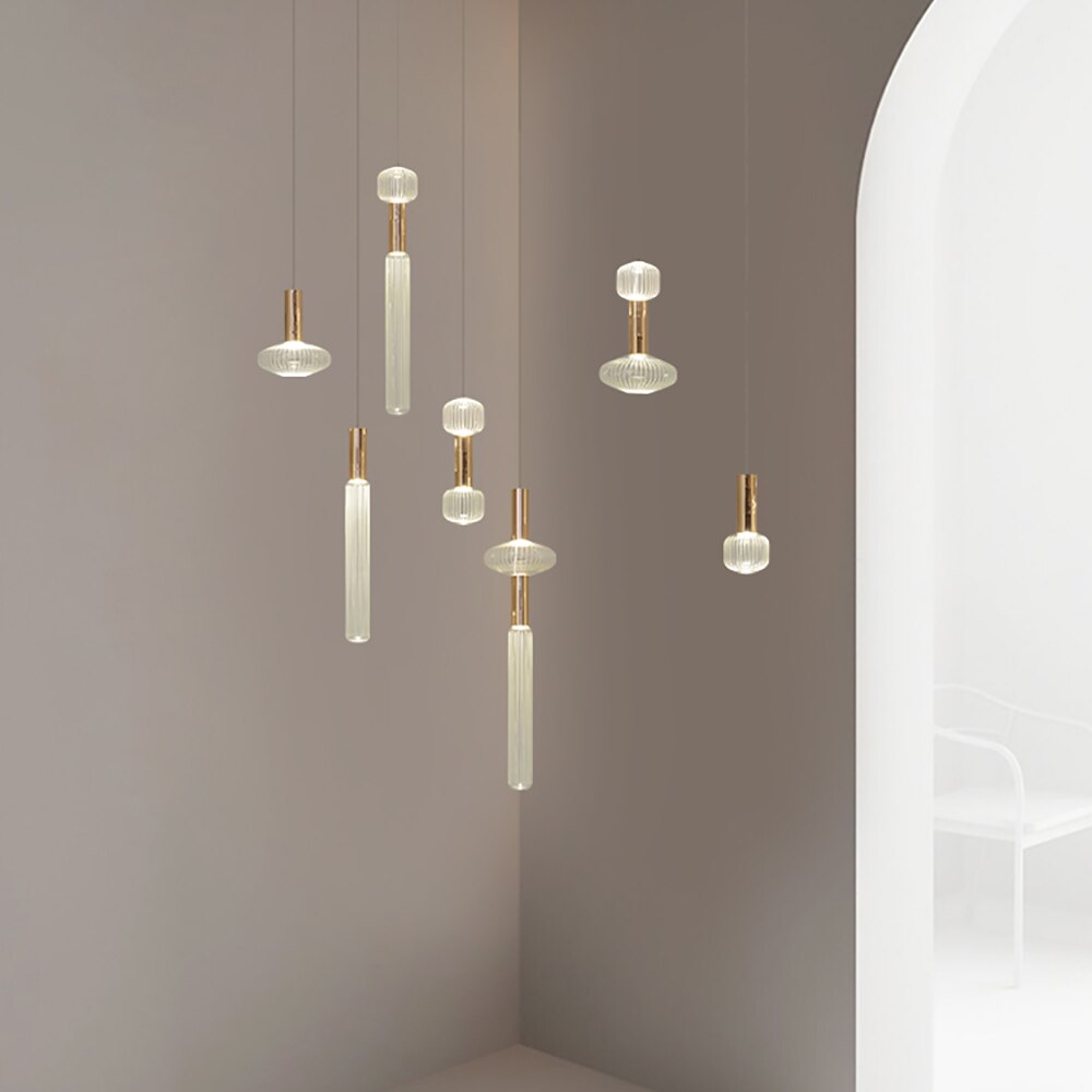 Suspension LED Flora Glass