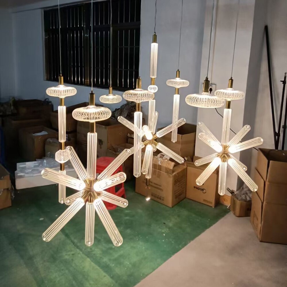 Suspension LED Flora Glass