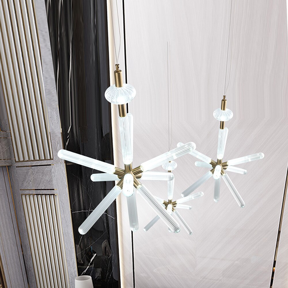 Suspension LED Flora Glass