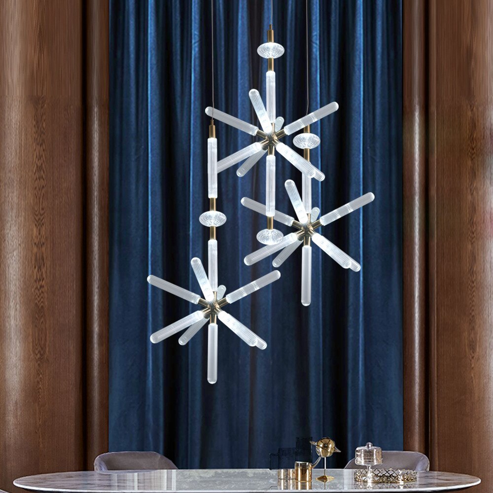 Suspension LED Flora Glass