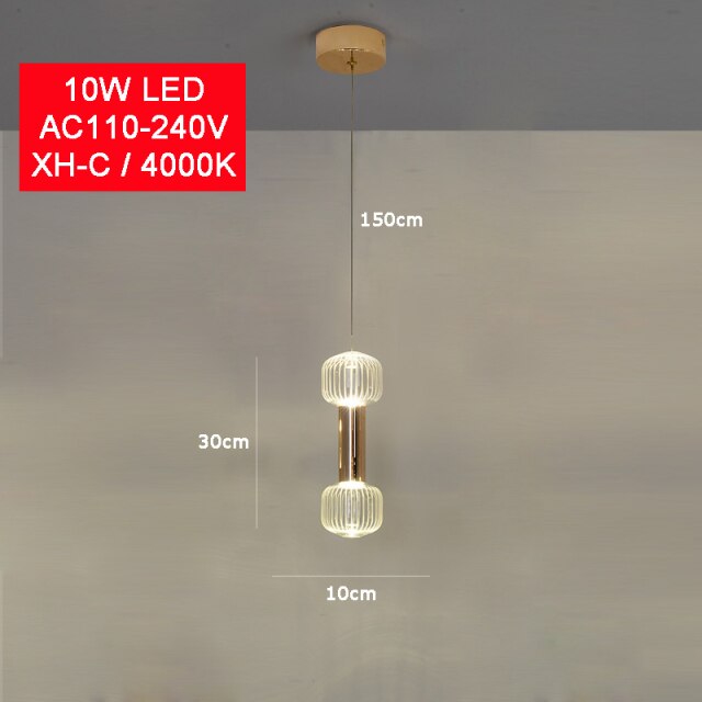 Suspension LED Flora Glass