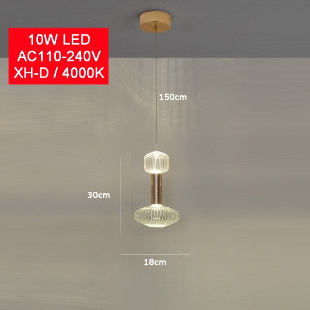 Suspension LED Flora Glass