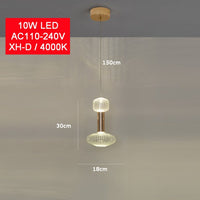 Suspension LED Flora Glass