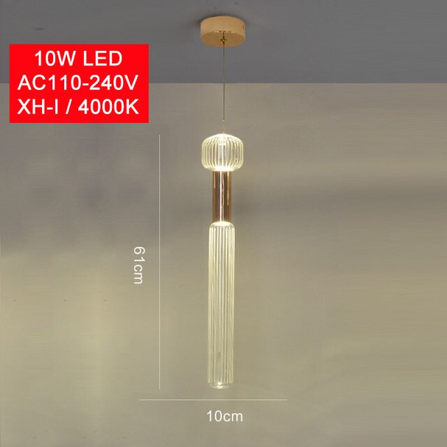 Suspension LED Flora Glass