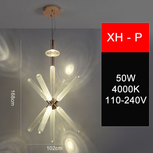 Suspension LED Flora Glass