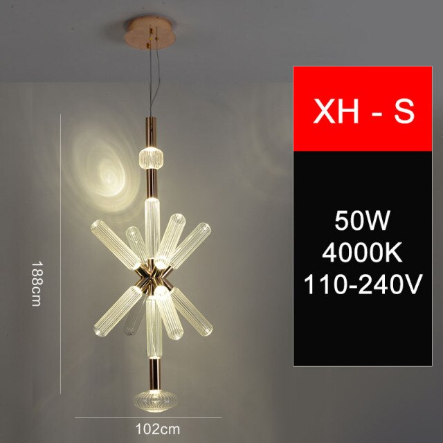 Suspension LED Flora Glass