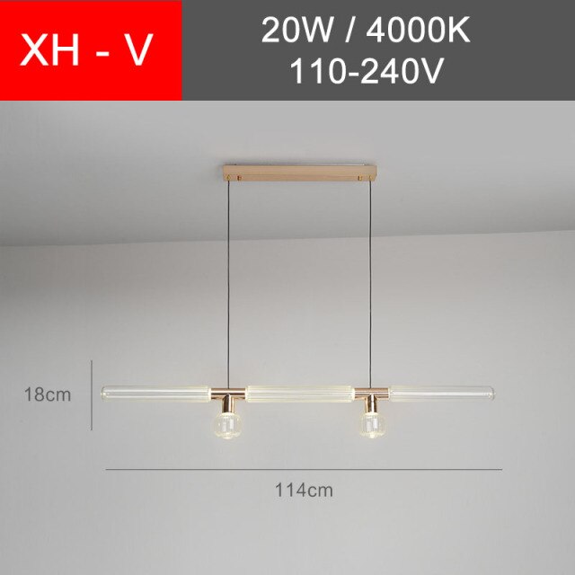 Suspension LED Flora Glass
