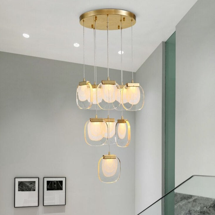 Lustre Anamy Luxury Glass Ampoules Modernes