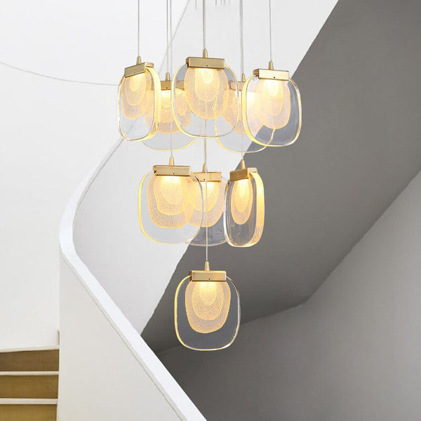 Lustre Anamy Luxury Glass Ampoules Modernes