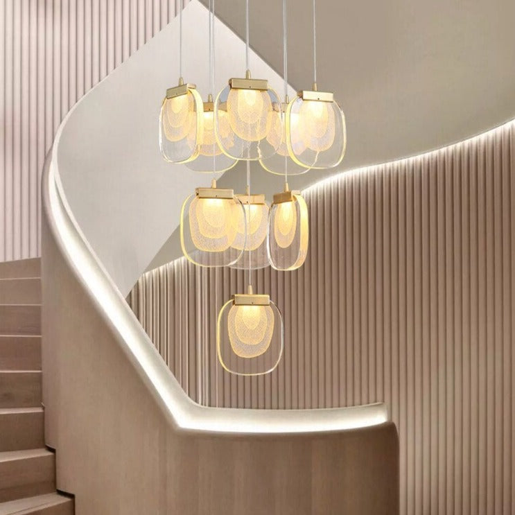 Lustre Anamy Luxury Glass Ampoules Modernes