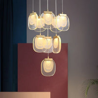 Lustre Anamy Luxury Glass Ampoules Modernes