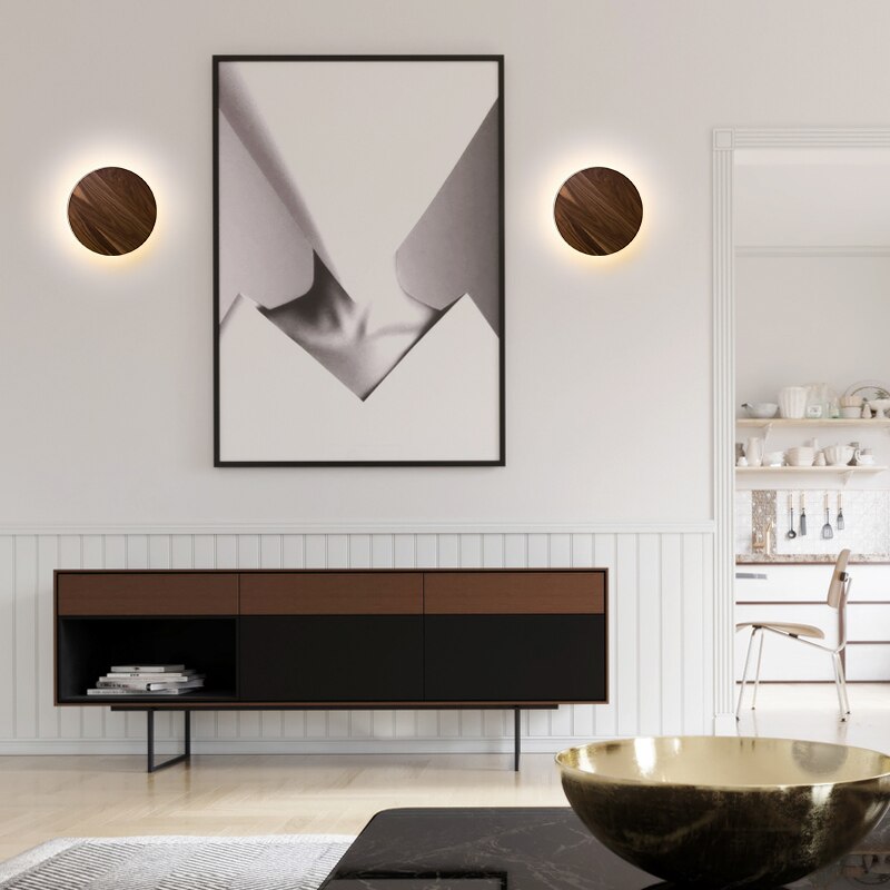 Applique murale design en bois nordic Globe