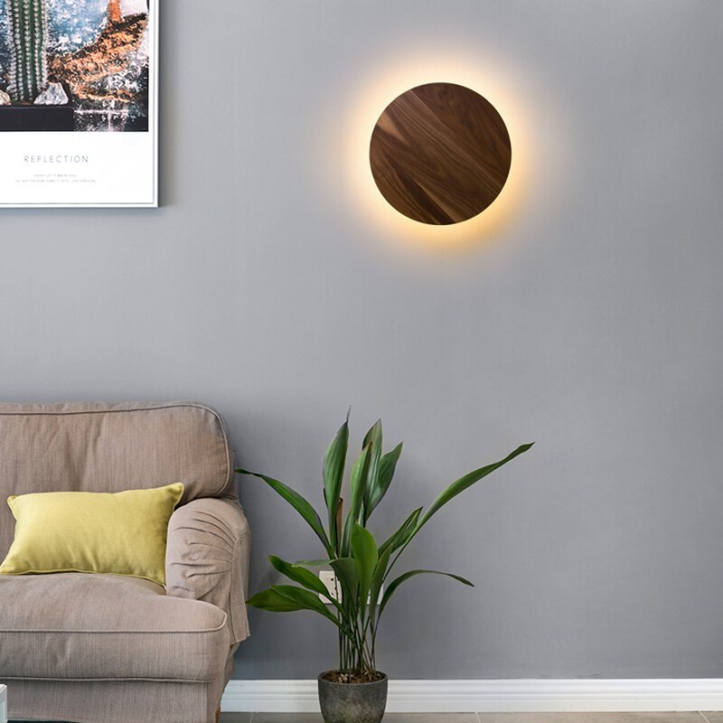 Applique murale design en bois nordic Globe