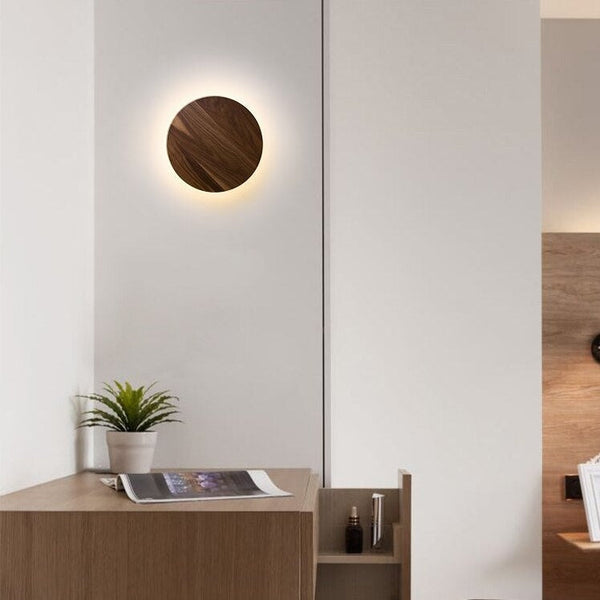 Applique murale design en bois nordic Globe