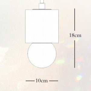Suspension Shella en marbre minimaliste