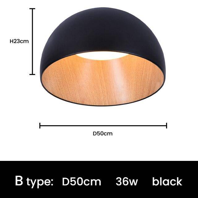 Plafonnier LED Ovales - Style Minimaliste Loft