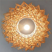 Suspension « Nid d'Oiseau Rattan »