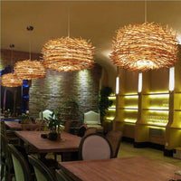 Suspension « Nid d'Oiseau Rattan »