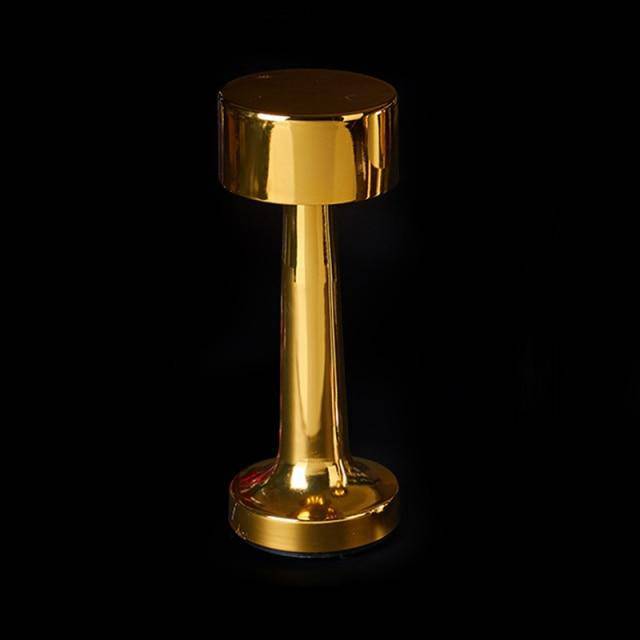 Lampe à poser design en métal - Formes arrondies LED