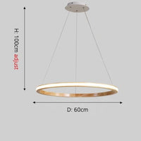 Suspension LED Ibarne en bois lumineux