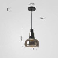 Suspension design en verre trempé - Collection Loft