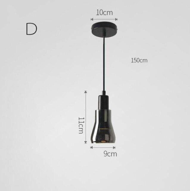 Suspension design en verre trempé - Collection Loft
