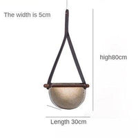 Suspension LED Creative en Demi-Cercle Verre