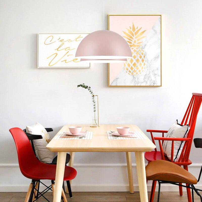 Suspension LED Loft Macaron Coloré