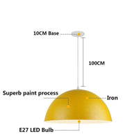 Suspension LED Loft Macaron Coloré