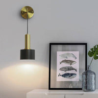 Applique murale LED élégante dorée - Home