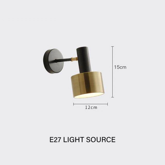 Applique murale LED élégante dorée - Home