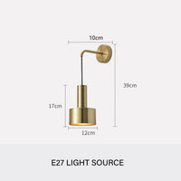 Applique murale LED élégante dorée - Home